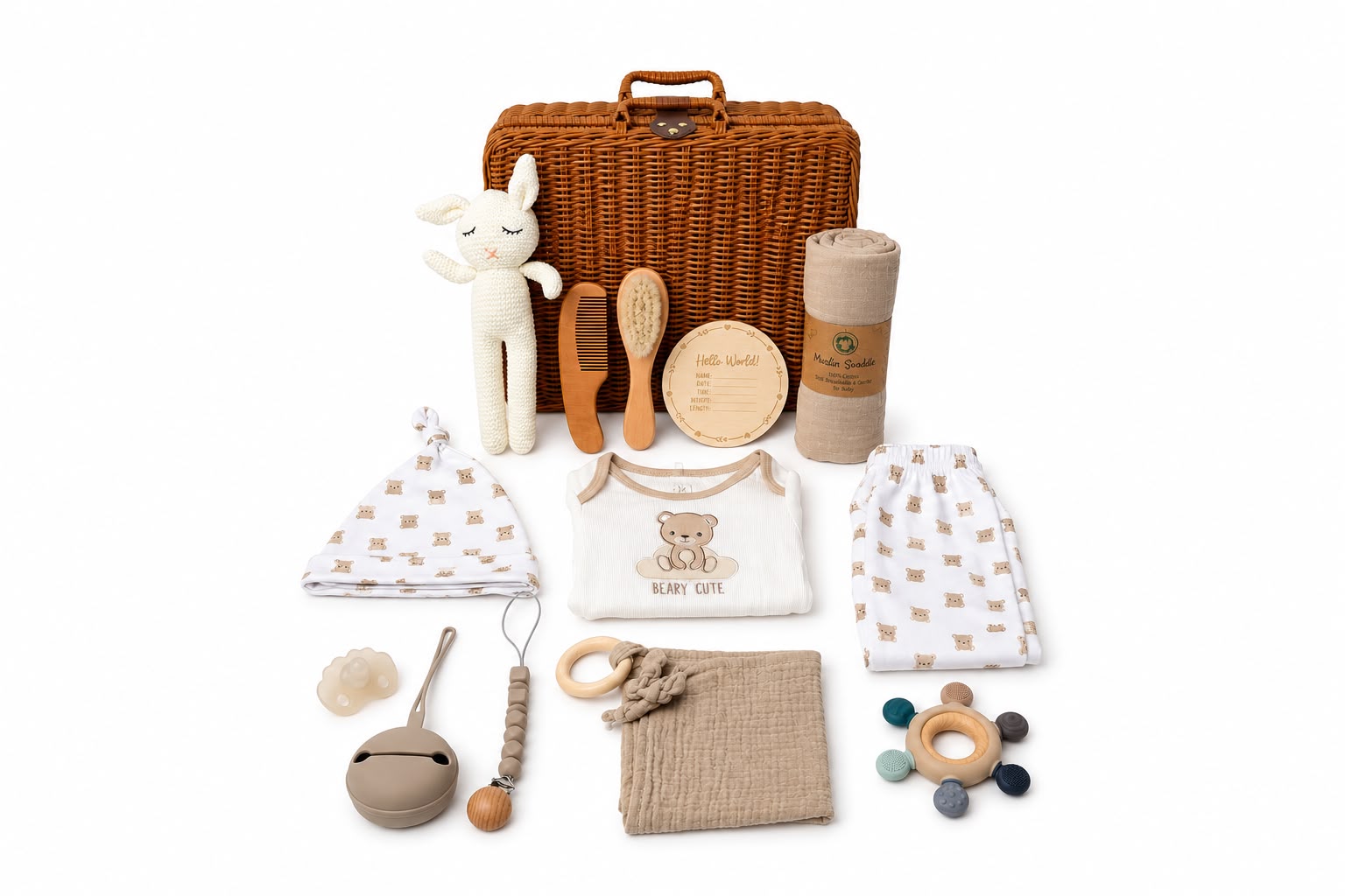 Rattan box baby boy - Image 3