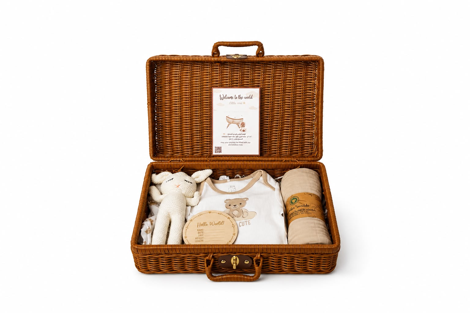 Rattan box baby boy - Image 2