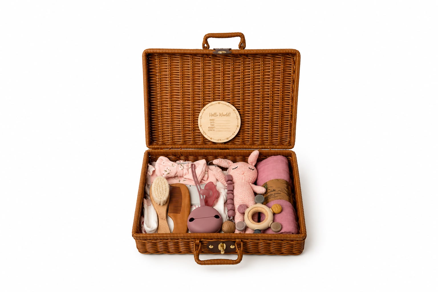 Rattan Box Baby Girl - Image 2